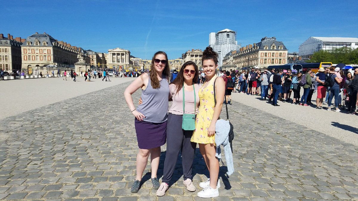 OVGirlsLax1's tweet photo. The last night of Spring Break but here are some great pictures of our players and Coach Wheeler in Paris and Spain this week! #wearejealous https://t.co/9luSTBH2rZ