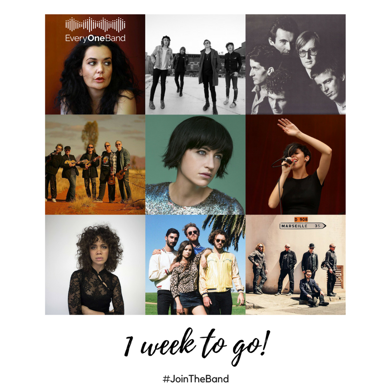 MarkCallaghanAu's tweet photo. The deadline for submissions is fast approaching! There's just one week left to contribute your part to our single before we send it off to be mixed. If you want to play alongside Australia's best musicians while supporting an amazing charity, then #jointheband today! https://t.co/XiSBl3qLfN