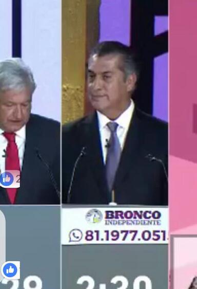 Real_Carlos_DLG's tweet photo. La hot line del bronco  #DebateDelDebate https://t.co/C9VcouIzQc