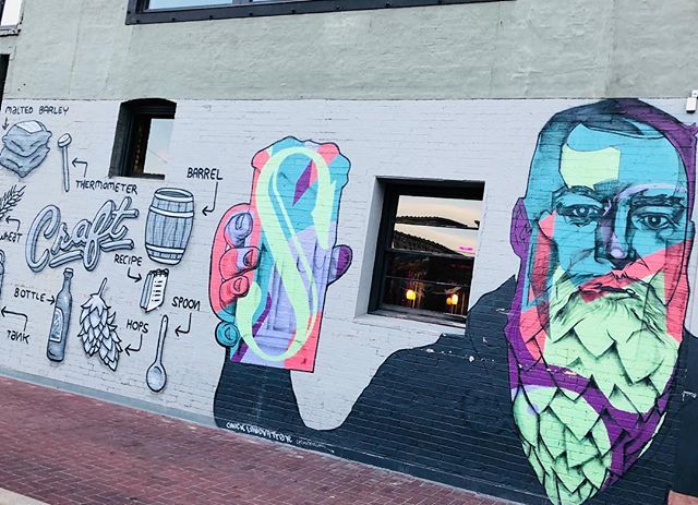 chriszona's tweet photo. Salt Lake City brewery art. I dig it. #roadlife #squatterspub #saltlakecity https://t.co/GncQItKdUS https://t.co/kjuYRkBAf6