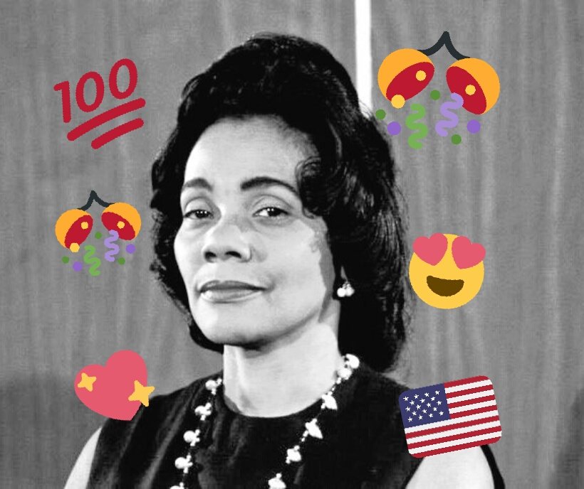 ErinLEddy1's tweet photo. @BerniceKing @TheKingCenter ๐โญ๐บ๐ธ
Yes!
โThe greatness of a community is most accurately measured by the compassionate actions of its members." - CSK ๐
#CSK90 #CelebratingCoretta
#LetFreedomRing
#CivilRights #WomensRights
#EqualRightsAmendment https://t.co/ixmRRbQFea