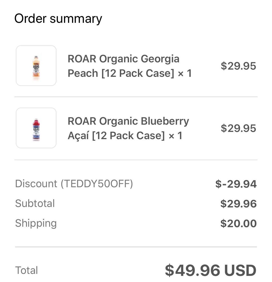 Thanks @ROARorganic and @OhItsTeddy. Looking forward to trying these flavors. 🙏🏼