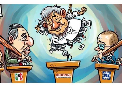 lasillarota's tweet photo. Y llegaron los memes del debate presidencial: https://t.co/wLJAqIEPsx https://t.co/ZmTUAV4c72