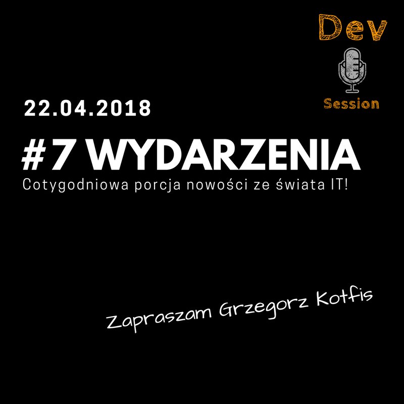 devsessionpl's tweet image. Kolejny tydzień, kolejna porcja wiadomości ze świata IT. Zapraszam! 
devsession.pl/podcast-7 #newsy #programowanie