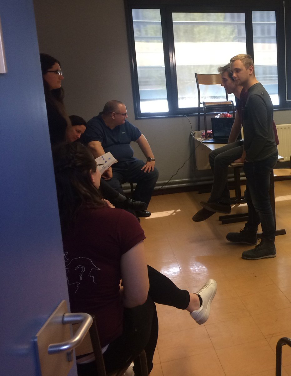Iutbeziers's tweet photo. "Escape games en pédagogie" : après une formation sur les fondamentaux dispensés à l'IUT, quelques profs étaient à l'@INP_ENSEEIHT pour des retours d'expériences très pro, dispensés par des élèves de l'école. Inversons les rôles. https://t.co/8HfoiqOq7r