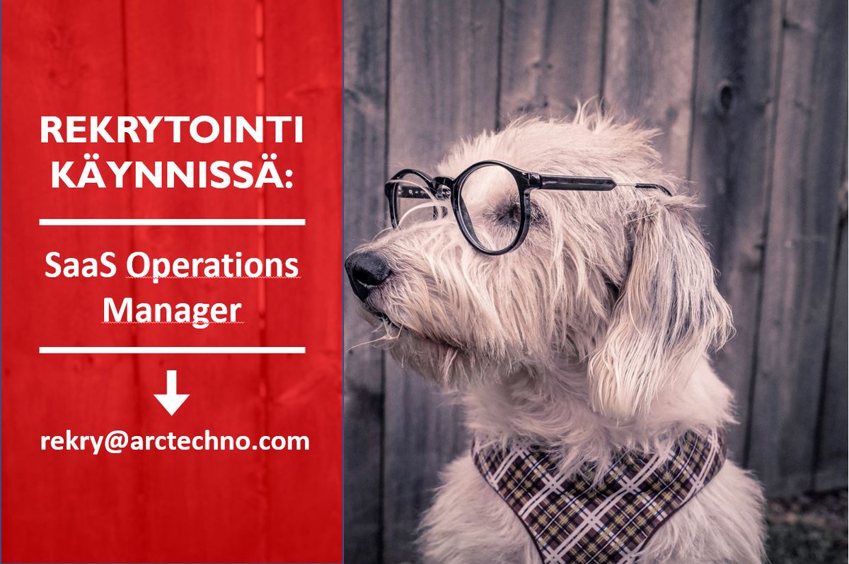 Arc_Technology's tweet photo. REKRYTOIMME 🕭

Haussa SaaS Operations Manager HR-järjestelmien pariin Espooseen tai Kuopioon - Hae heti! ☁

👉👉 https://t.co/yg1tC8qhEy

#REKRY #ITDUUNIT #DUUNIT #TYÖPAIKKA #TYÖPAIKAT #rekrytointi https://t.co/GhZDv0DTAa