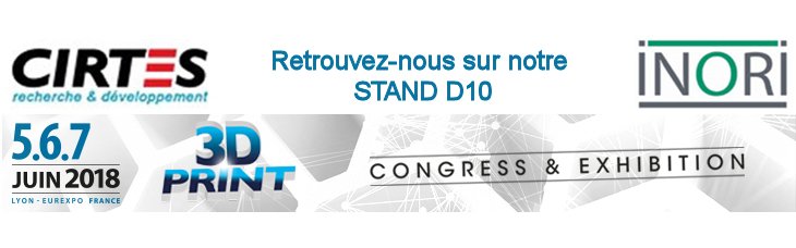 cirtes88's tweet photo. Venez nous rencontrer du 5 au 7 juin au @salon_3DPRINT à #Lyon sur le stand D10 #fabricationadditive #stratoconception #packnstrat @cirtes88 #inori https://t.co/ug0gwwzYFz