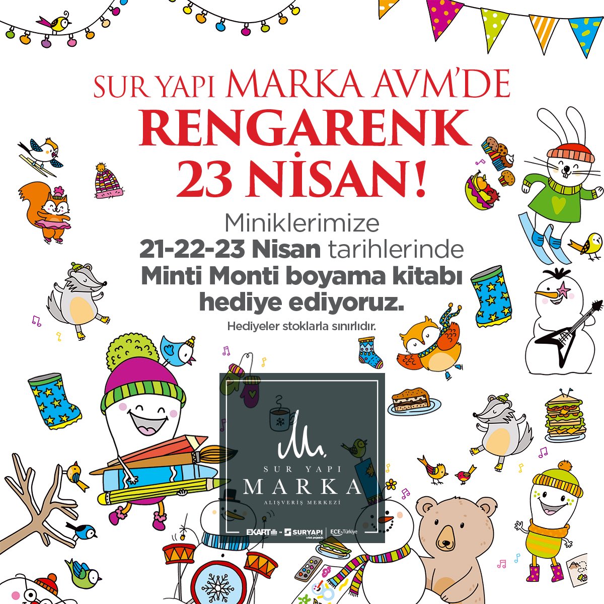 Sur Yapi Marka Avm على تويتر Suryapimarkaavm De Renkli 23nisan