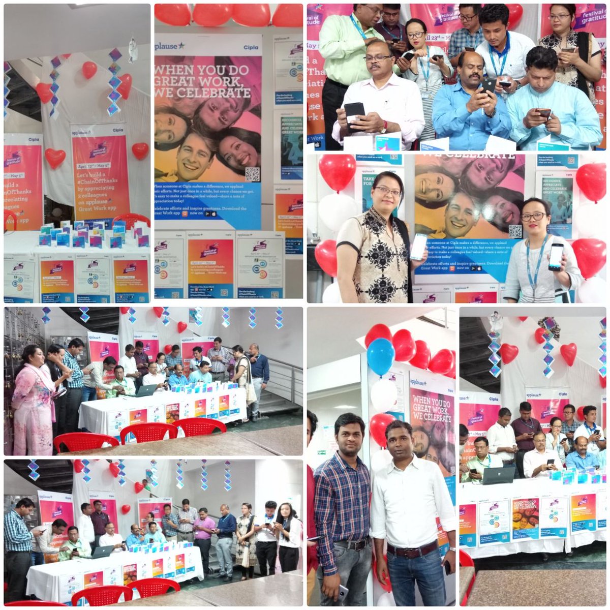 Adbinian's tweet photo. Celebrating "Festival of gratitude" to create #chainofthanks and build culture of appreciation @ciplasikkim
@Cipla_Global
#CiplaEngage
#Applause https://t.co/Uzv5Y08zXb