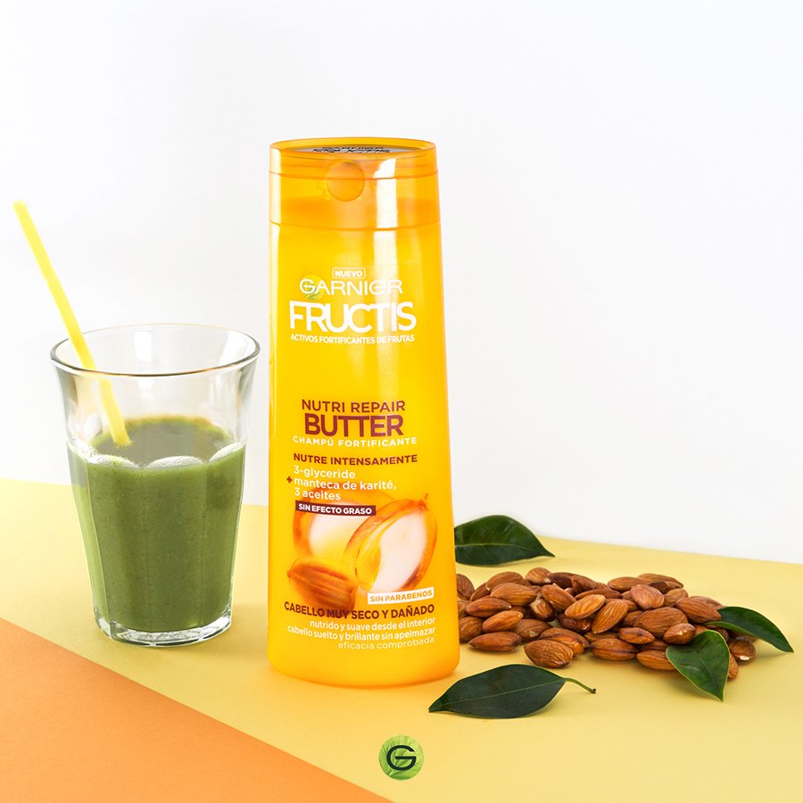 Garnier_es's tweet photo. Momento Detox para empezar la semana? Tu pelo también necesita que lo cuides. Consigue un pelo fuerte y con una nutrición intensa con la gama Nutri Repair Butter de #NewFructis. ¡¿A quién no le encanta esta gama?! 💛 #FelizLunes #FelizSemana https://t.co/RBpmxAJnzN