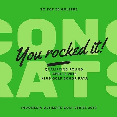 BespokeIndo's tweet photo. Congratulation to #TOP30PLAYERS 
#IndonesiaUltimateGolfSeries2018 Qualifying round at KLUB GOLF BOGOR RAYA APRIL 5 2018One step closer to #FinalRound and road #NewZealand , rediscover nature to its fullest,Please feel free to contact us at M +087860918038/indogolfseries@gmail.com https://t.co/yRU7IvK41U
