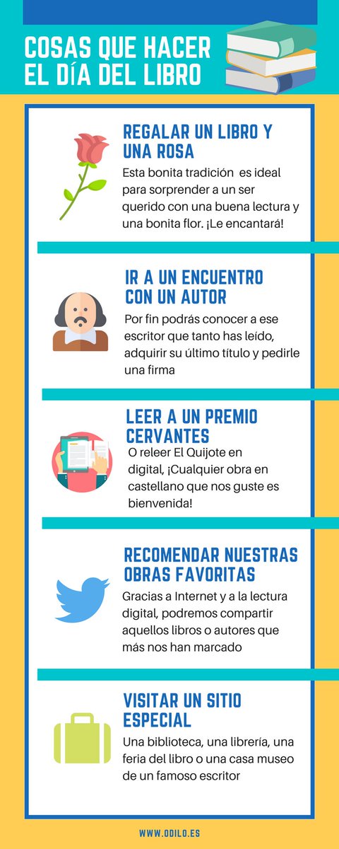 ¡Feliz #DiadelLibro ¡ 📚🌹A todos los que se dedican directa o indirectamente a crear cultura y hacer soñar... ¡gracias de corazón!❤️ Además hoy os traemos un post muy especial para este gran día 👉bit.ly/2HnwEGk  que lo disfrutéis!
