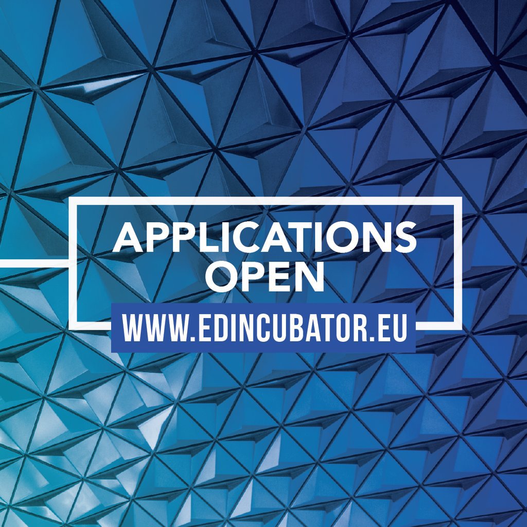 Hey #startups at <a href="/hannover_messe/">HANNOVER MESSE</a>! Check out our #data #incubator    <a href="/edincubator/">edincubator</a> with up to €100K equity free funding and workshops with tech + business experts in #Berlin and #Bilbao edincubator.eu #HM18