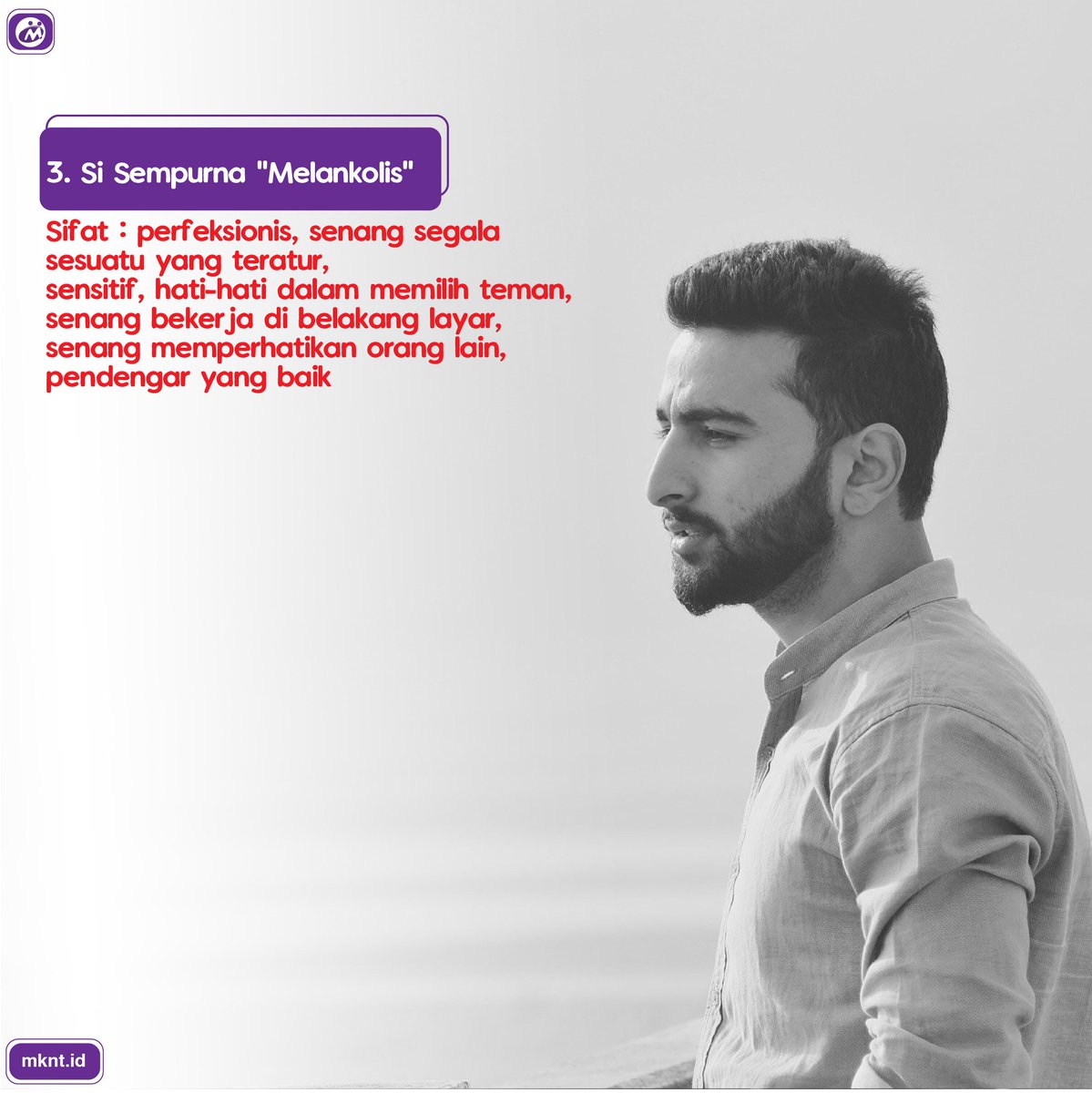 mknt_id's tweet photo. Ada 4 tipe kepribadian manusia. Bisa saja setiap orang memiliki 4 kepribadian sekaligus, namun pasti ada 1 kepribadian yang dominan. 

Kalau kamu tipe kepribadian mana nih yang kami miliki? 

#Kepribadian #Sifat #Manusia #Teknologi #Gadget #Pulsa #Startup #MKNT #MKNTID https://t.co/RaPXK1FgDZ