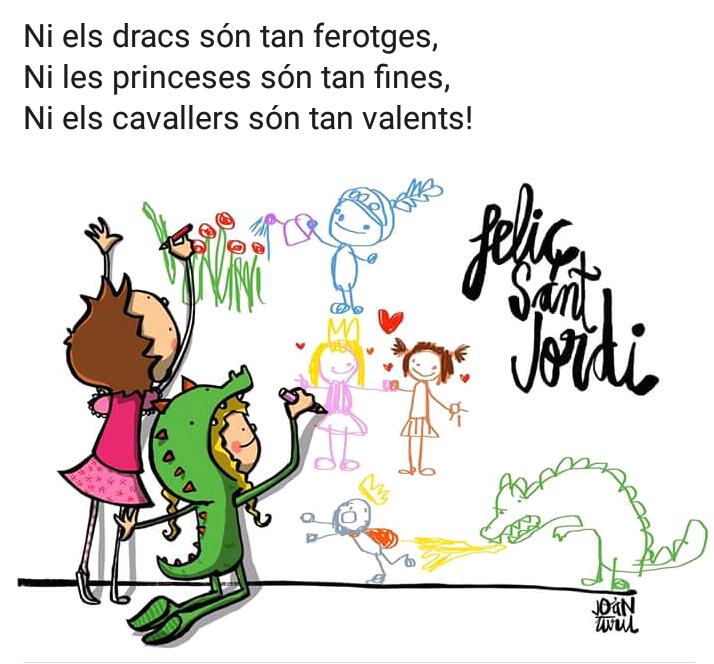 CerveraUned's tweet photo. Feliç St Jordi a tothom!! https://t.co/FDjGqWzJcv