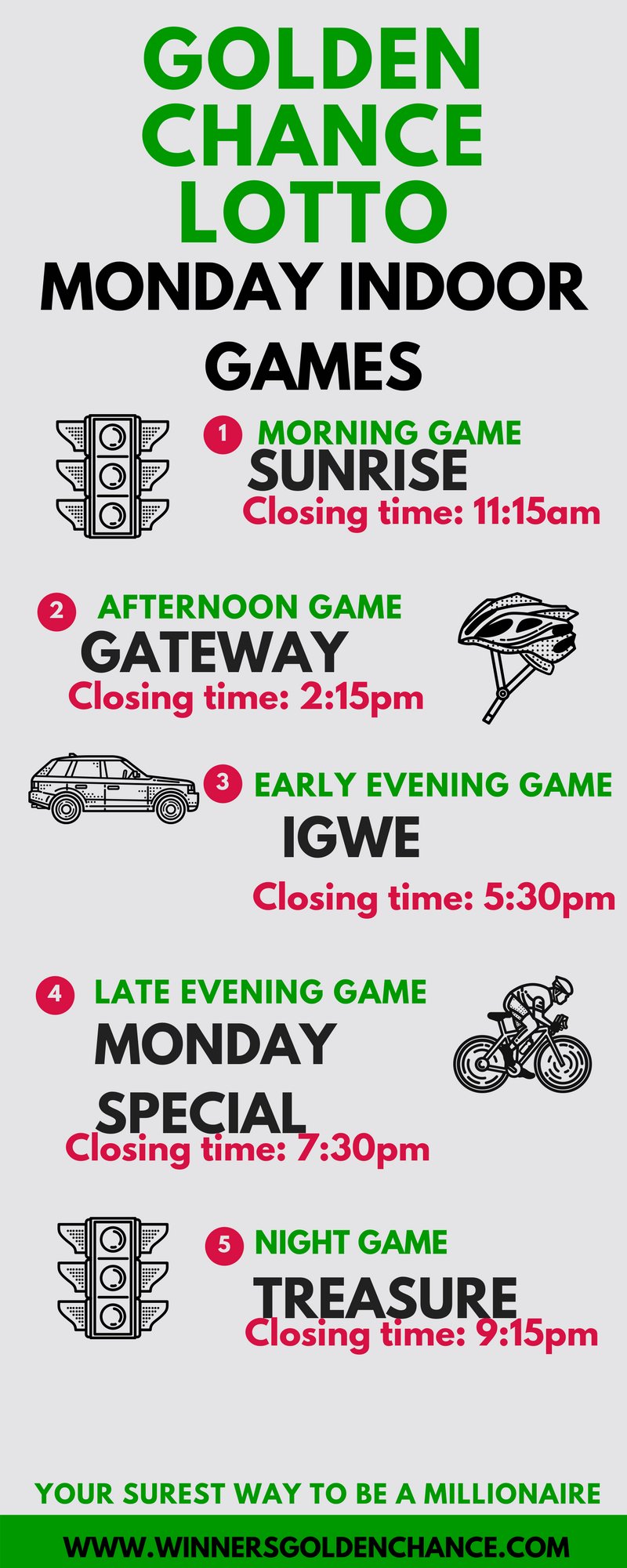 Monday lotto time deals