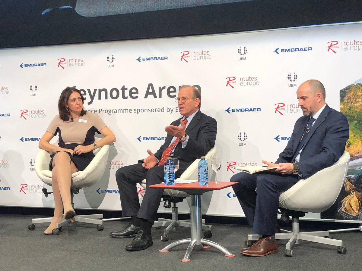 “Passengers will double by 2036, but airport infrastructure isn’t being addressed as it should and European airspace is inefficient” Rafael Schvartzman, IATA RVP Europe #RoutesEurope