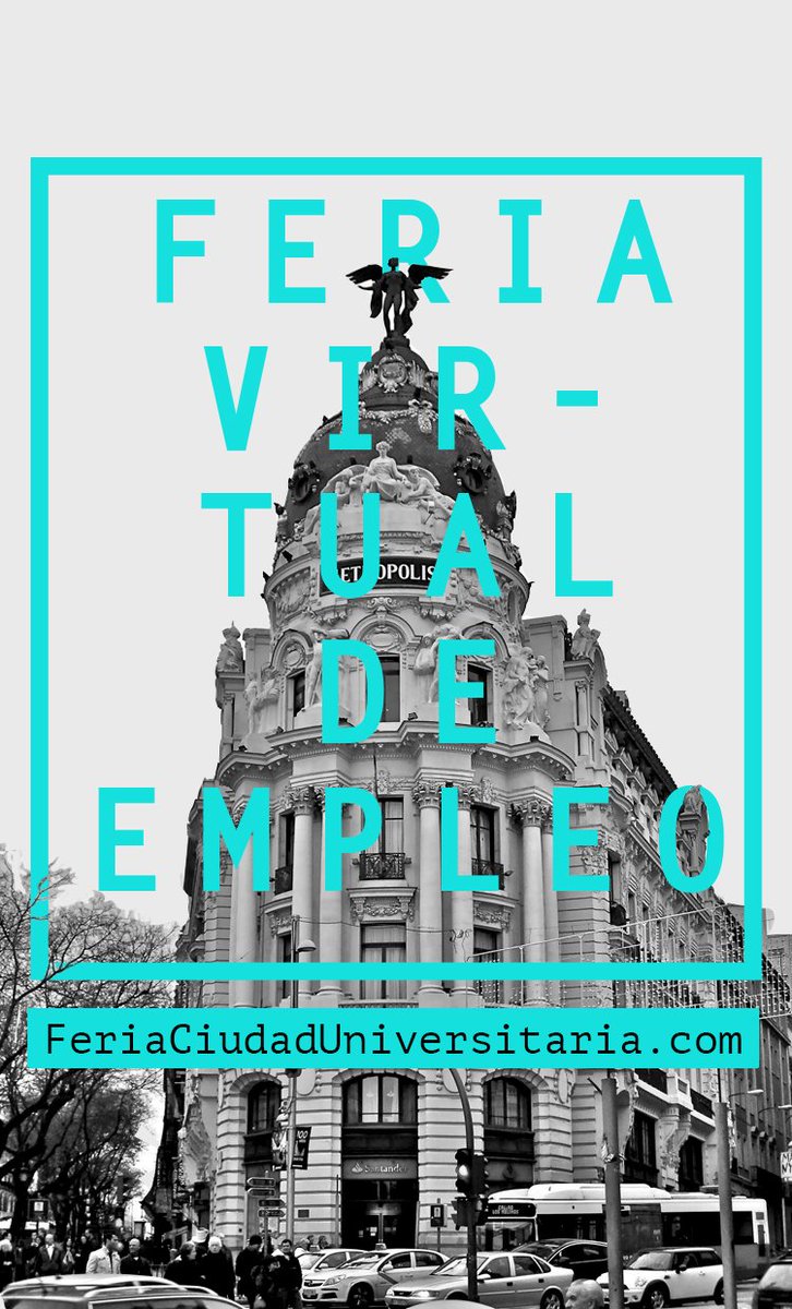 ¡Buenos días! Empezamos el lunes con energías renovadas 💃🕺. Los días 25 y 26 de abril organizamos la última feria virtual de empleo de la temporada en Madrid, ¿te la vas a perder? feriaciudaduniversitaria.com #FelizLunes #23deAbril