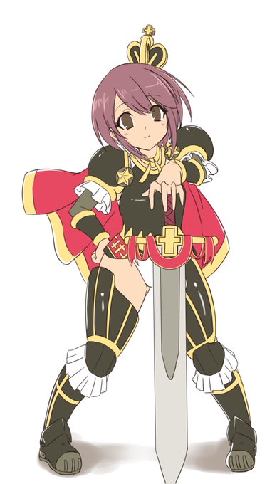 僕のオリジナル娘シャルルちゃんです。グーデンカロルスって言う僕の好きなビールの擬人化ちゃんです。 