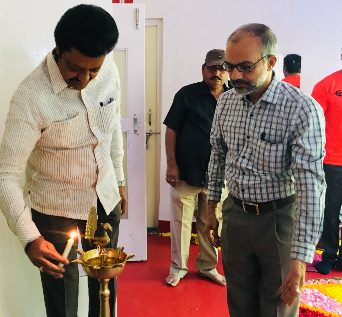 FTIIOfficial's tweet photo. The Gym Facility at FTII, was inaugurated this morning by Shri. Anil Shirole, Hon'ble Member of Parliament. The inauguration was followed by a show through which bodybuilders highlighted the various muscles of the human body. 
#FTII #Pune #GymInauguration https://t.co/ChjoToyA1R