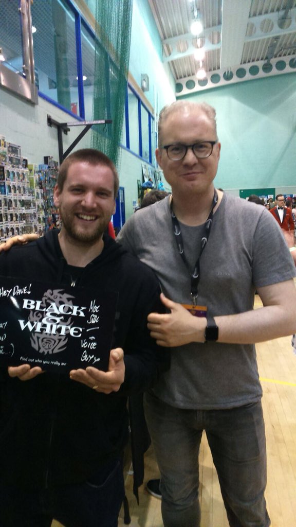davidfoskett0's tweet photo. @marcsilk @walescomiccon @TheVeronicaT @eric_stuart @paulshipper @greggrunberg Thank you Marc for signing your last Black and White picture for me! It was great meeting you and Good and Evil! A masterclass in voice acting! Hope to see you at another Comic Con in the future?👍 https://t.co/FYBr4QTp1O