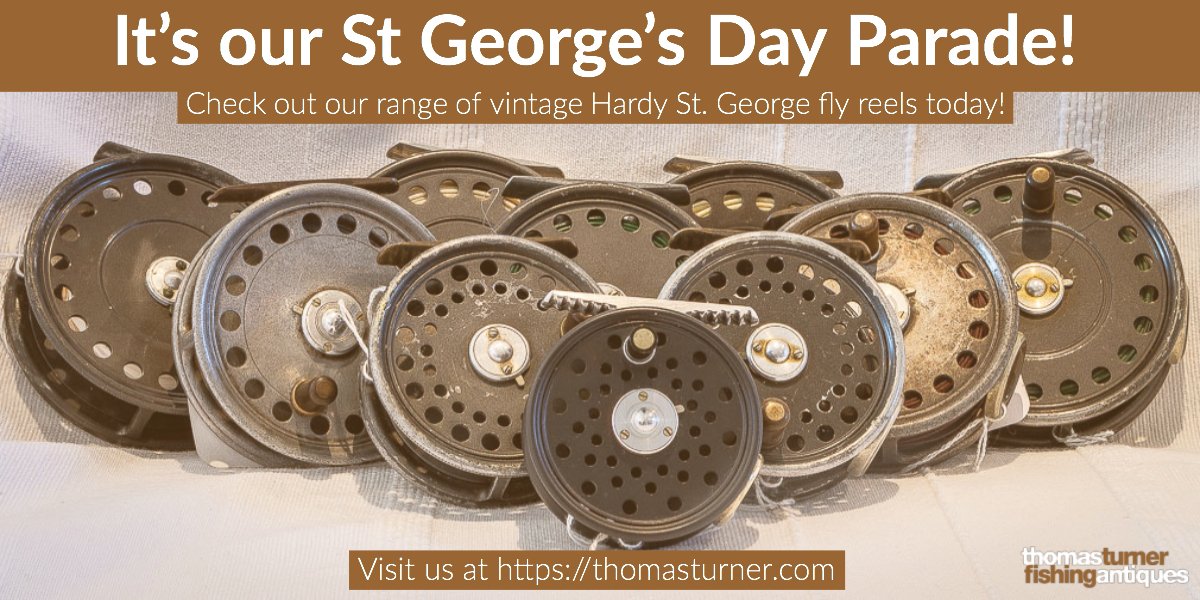 FlyFishForums's tweet image. Happy St George's Day from our Thomas Turner Fishing Antiques store! Browse now at ow.ly/fQW530jALVQ #stgeorgesday #hardyflyfishing #flyfishing #vintage