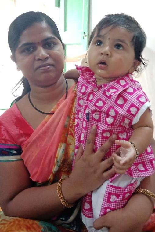 SmdtNgo's tweet photo. Pinky seen here with her mother is today 7 months and  a very healthy 8.1 kg  They belongs to rural village of Vakadi in #Ahmednagar district and has been part of our nutrition and health community outreach activities since her pregnancy. #healthyBaby #1000days #MondayMotivation https://t.co/GvfTKYhKZs