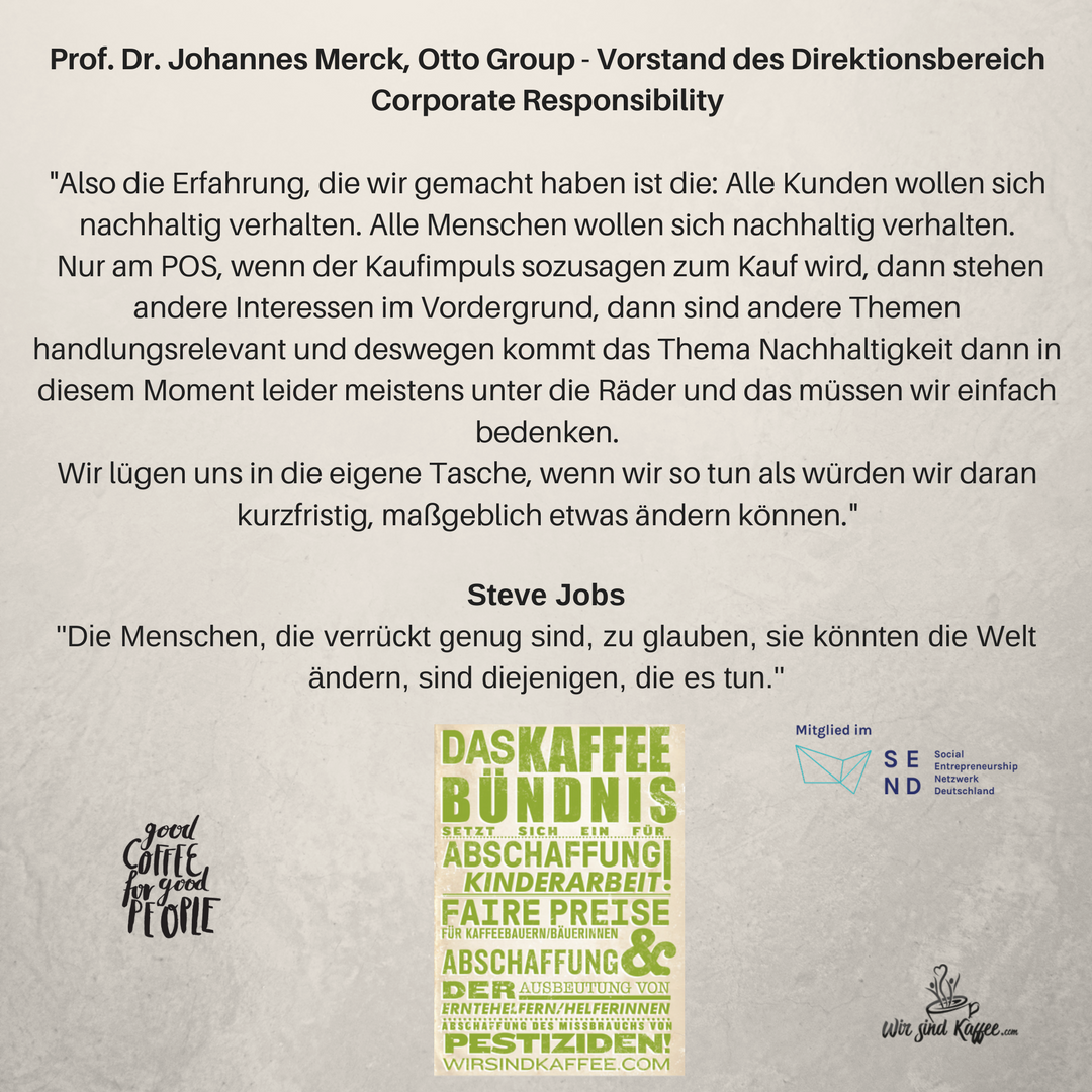#stevejobs #kaffeesteuer #neuverhandeln #kaffeebuendnis <a href="/kaffeebuendnis/">Kaffeebuendnis</a> #kaffeecent #fair #CSR #SocEnt #fairtrade  Wer kämpft, kann verlieren. Wer nicht kämpft, hat schon verloren. (#BertoldBrecht) kaffeebuendnis.com