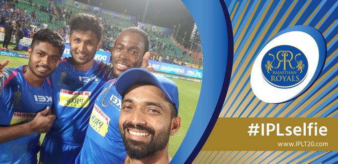 Geo_Live_Score's tweet photo. #RRvsMI @Ipl #Live #Score
#RR 168/7 (19.4 ov)
#MI 167/7 (20 ov)
Rajasthan won by 3 wkts
@RR cool off with an
#IPLselfie #RRvMI #VIVOIPL https://t.co/sDtpGagngu