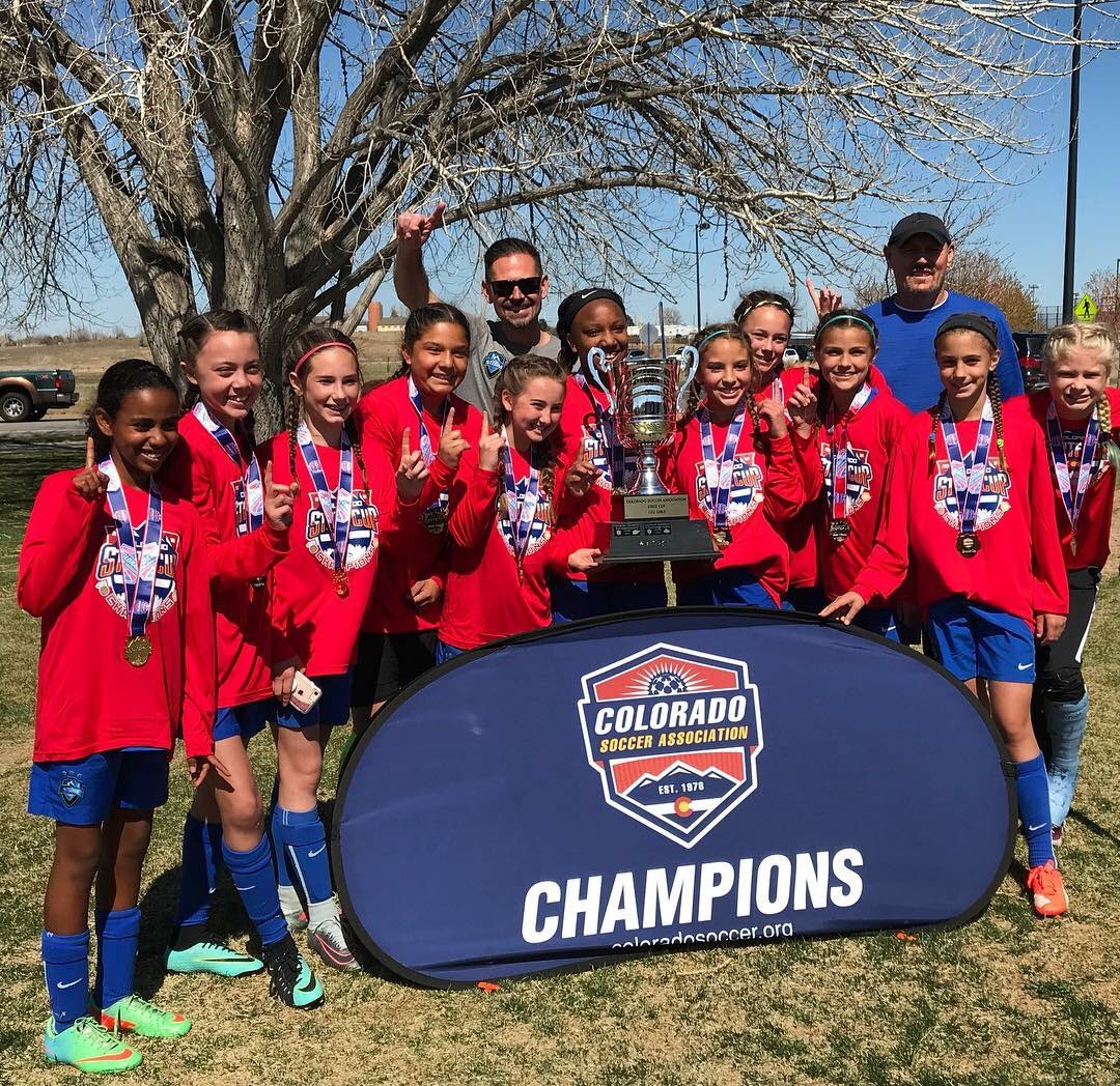 stormdeactivate's tweet photo. Congrats State Champions! 07G Storm FC coached by Phil Cooper and 06G Storm Academy South coached by Eric Jensen. https://t.co/VSAFnYtXsd