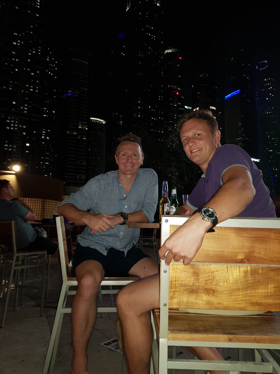 schmoogle1's tweet photo. Hey @chrisnico_WA good night out with young Thomas last night, living the dream he is #dubai https://t.co/YlT69nEccw