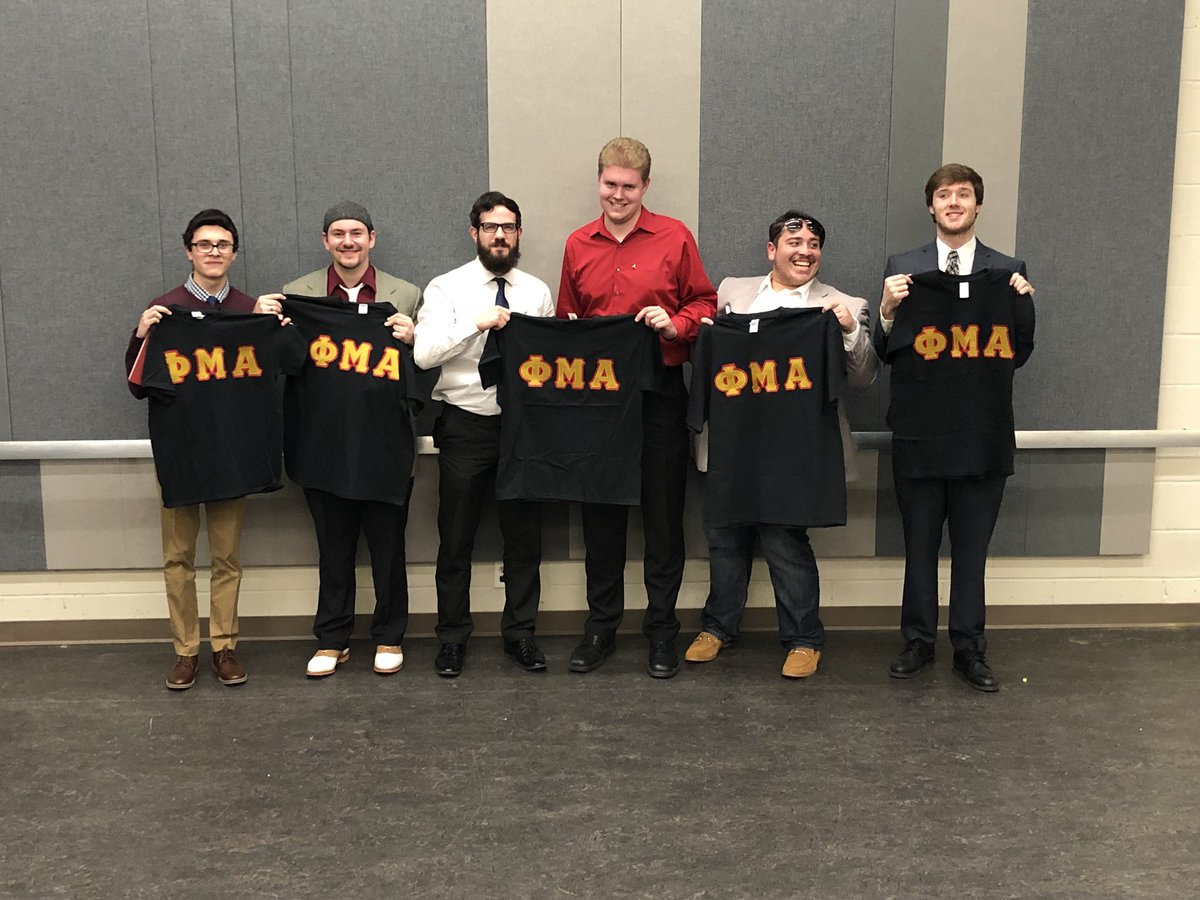 PhiMuAlpha_WP's tweet image. Please welcome our 6 newly initiated brothers to Omicron Alpha @phimualpha!