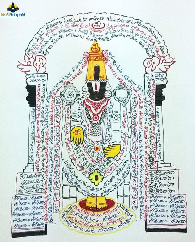 Gold-colored home altar decor, Tirumala Venkateswara Temple Krishna Deity,  Venkateswara HD transparent background PNG clipart | HiClipart