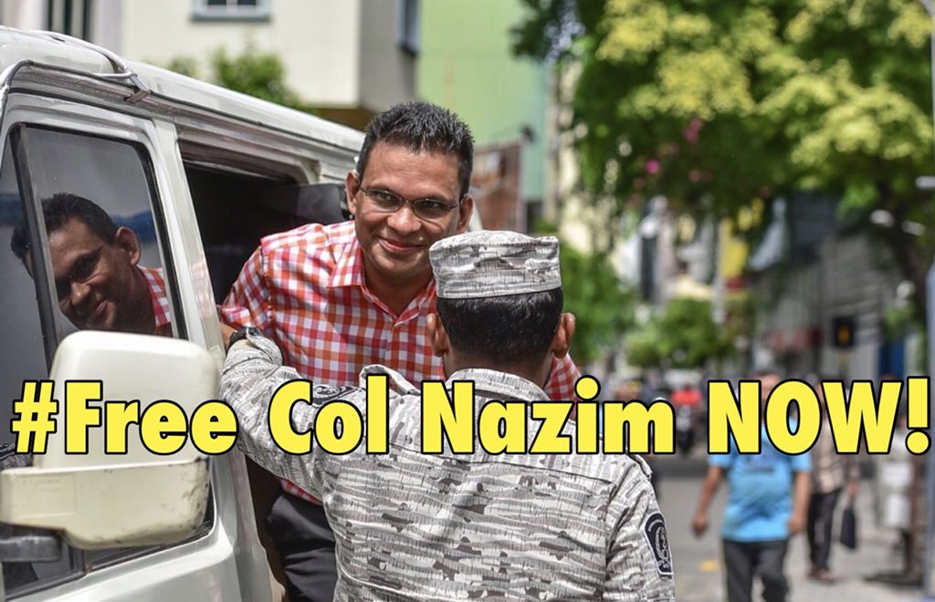 Shahydha's tweet photo. #FreeColNazim
#FreeAllPoliticalPrisoners https://t.co/2FZ81XRZBA