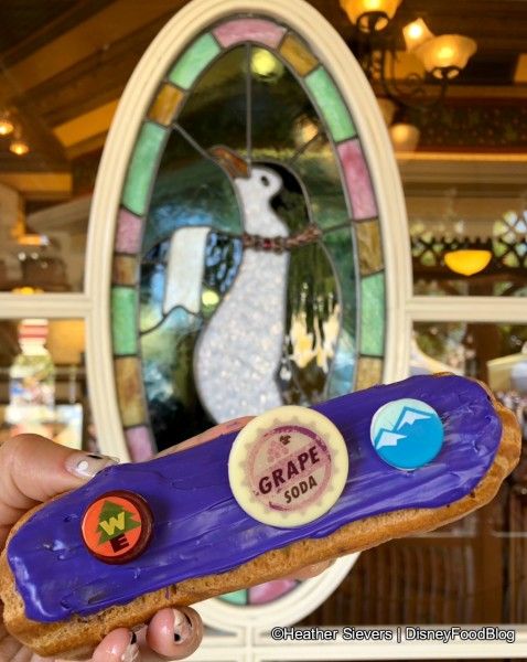 DisneyFoodBlog's tweet photo. #PixarFest Eats: Peanut Butter and Jelly Eclairs at Jolly Holiday Bakery in #Disneyland!  https://t.co/dwhkOOhf6q https://t.co/6HGTVgmETj