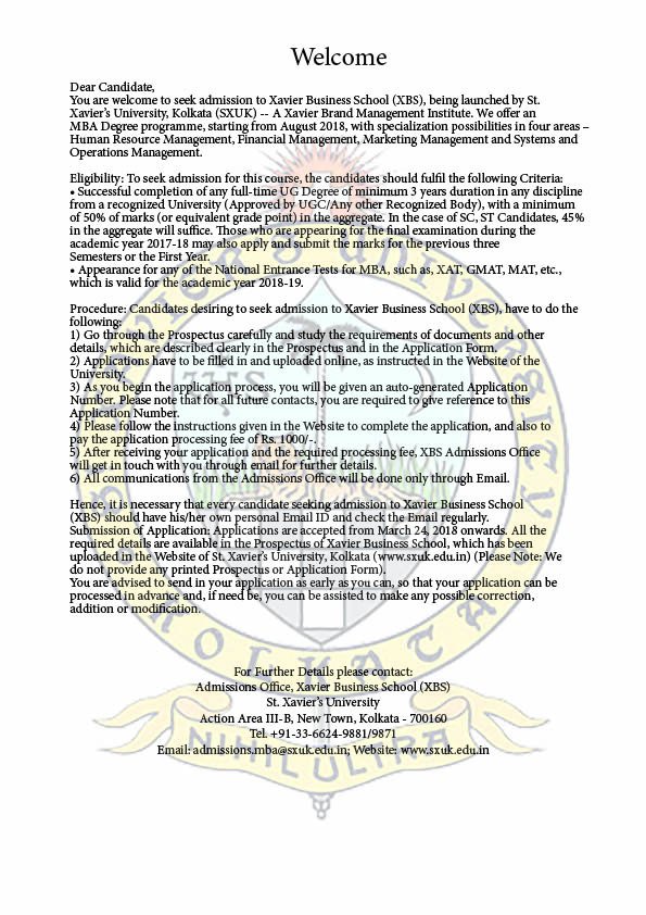 St.Xavier's University tweet media