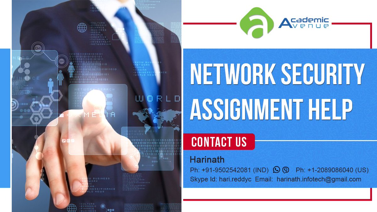academic_avenue's tweet image. #AcademicAvenue offer Network Security Assignment Help for the students facing issues while doing network security assignments.
#NetworkSecurityAssignmentHelp 
#NetworkingAssignmentHelp 
#NetworkingAssignment 
#NetworkSecurityAssignment 
#NetworkSecurityAssignmentSolutions