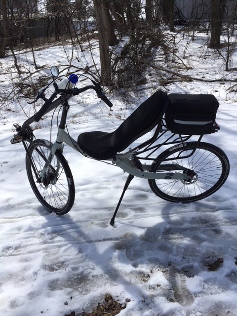 wespuniversity's tweet image. ILT my new #Cruzbike Q45 doesn't pedal through the snow.  That gives me an opportunity to stop &amp;amp; take a picture of the scene.