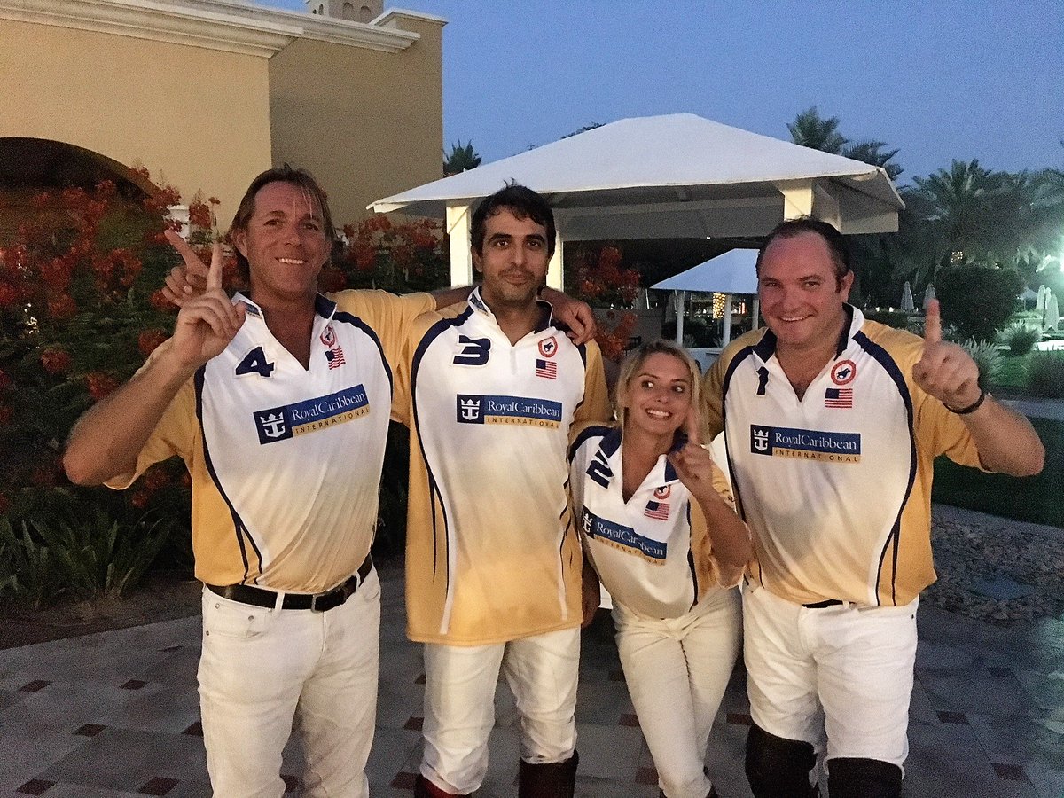 PoloHookUp's tweet photo. Congratulations to @SalahiTareq Ambassador IPT &amp; USA @RoyalCaribbean Polo Team @RoyalCaribPR for your Royal Polo victory win in Dubai against Princess Muhairi of Dubai.  Final score 6-4, Team USA. https://t.co/Gs6PL3OlPN