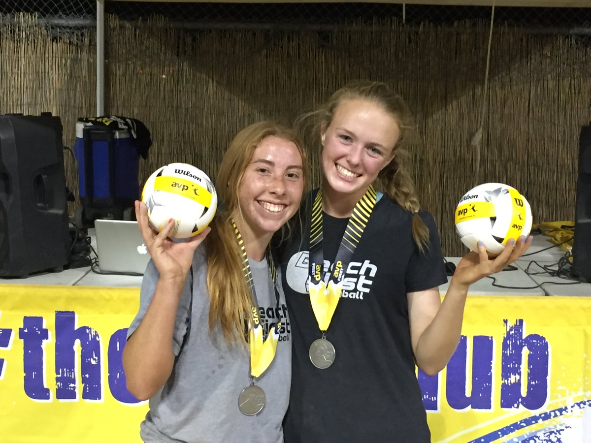 BeachFirstVball's tweet photo. Congratulations to @sam_drewry &amp; @haleyy_renae for taking 2nd at AVP this weekend.  Lost a tough final.  Also congrats to Cassi/Tessa &amp; Jordan/Logan for making quarters. https://t.co/t8V3cFPlhg
