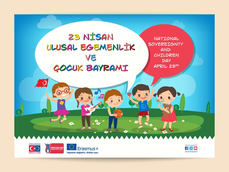 ulusalajans's tweet photo. 23 Nisan Ulusal Egemenlik ve Çocuk Bayramımız Kutlu Olsun🇹🇷
#23NisanKutluOlsun https://t.co/Kq7YA7J3uo