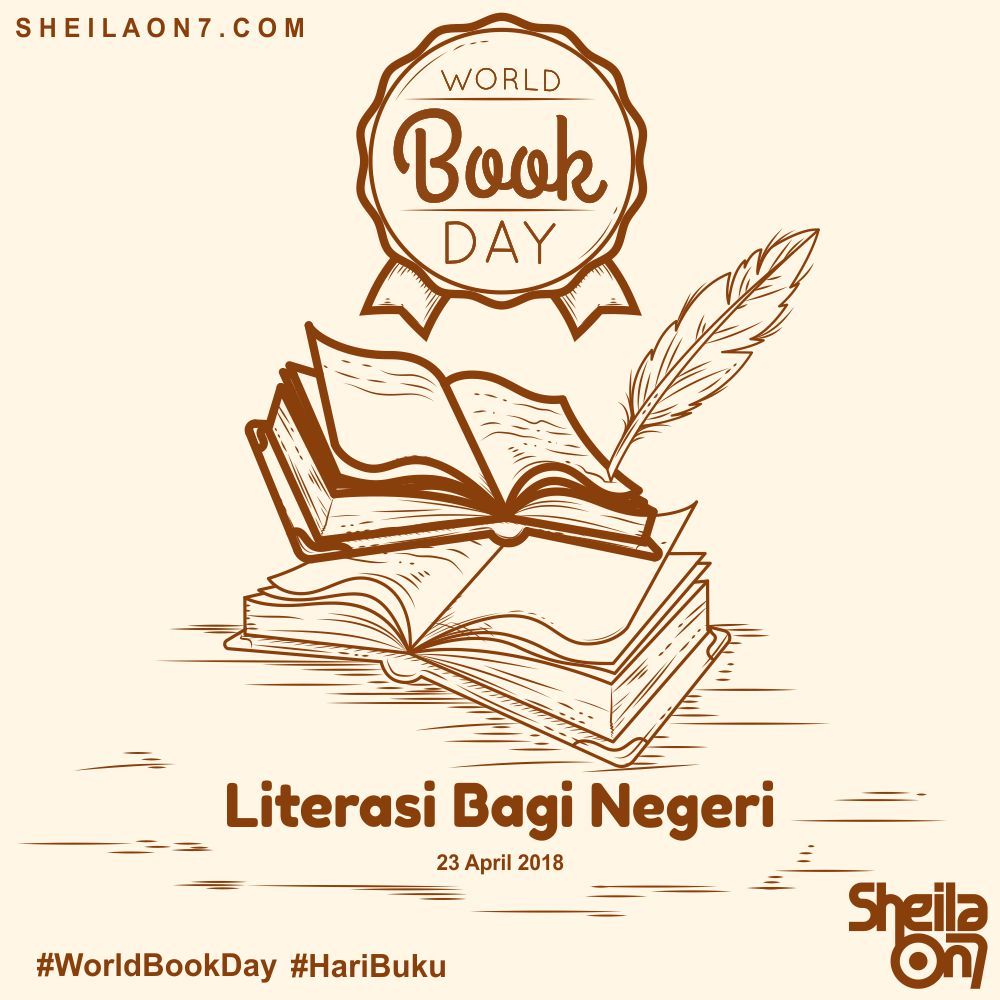 sheilaon7's tweet photo. Selamat Hari Buku Dunia. Apa judul buku yang kalian rekomendasikan buat dibaca teman-teman disini ganks? Jangan bilang buku tabungan ya 😝 #haribuku #worldbookday #buku #sheilaon7 #so7greeting #sheilagank #literasibaginegeri https://t.co/IMx17C5FtA