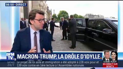Téléchargement gratuit Images Bfmtv Matinale On Twitter La Drole D Idylle Macron Trump L dernière salutations