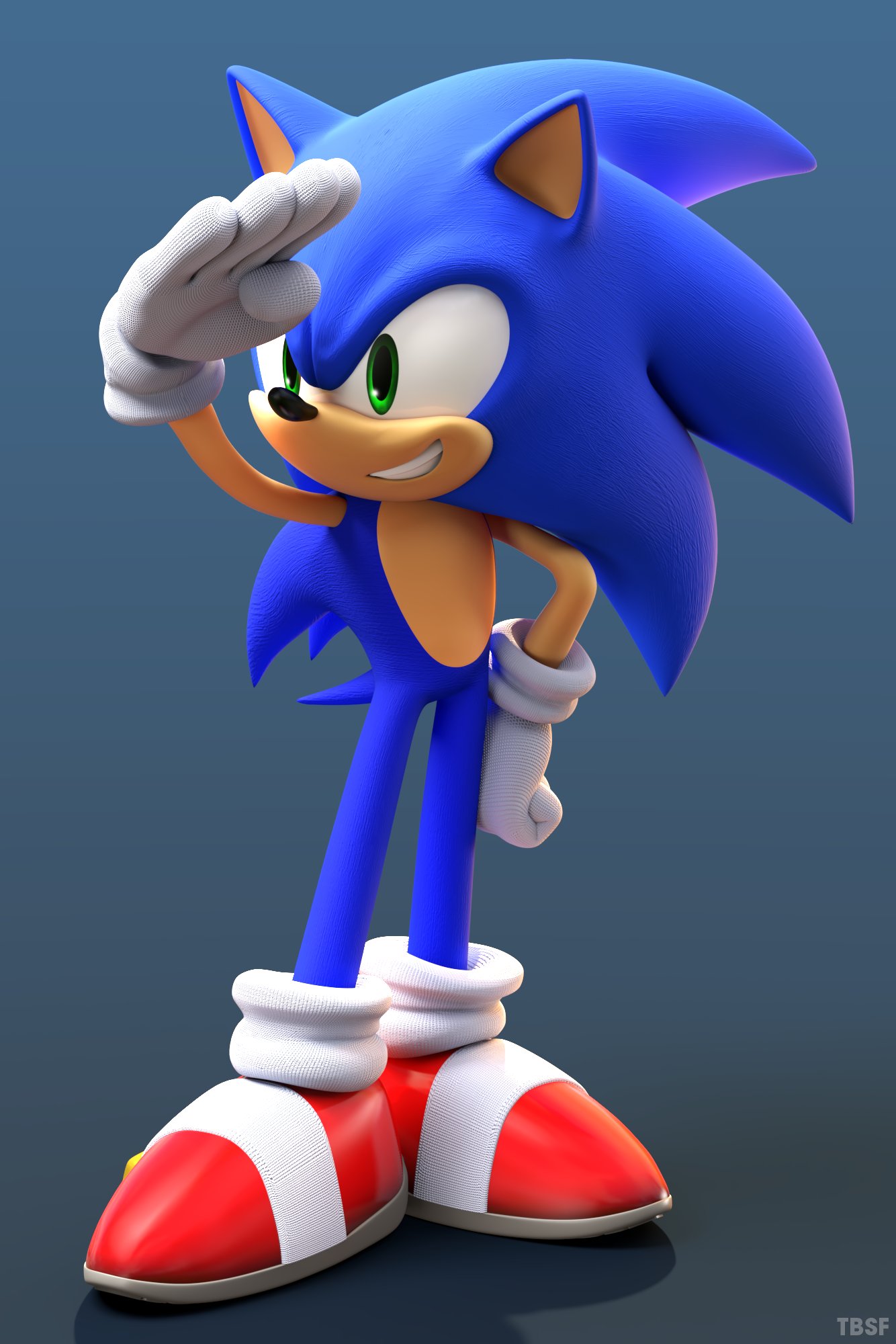 TBSF on X: Hey I made a render of that one Sonic Channel art with