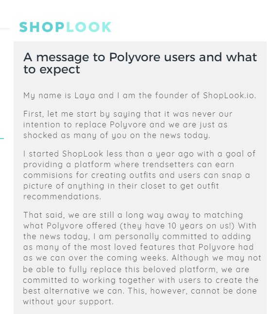 ifashionhunter's tweet image. Hello #Polyvore friends --&amp;gt; shoplook.io/polyvore-users  💅#BringBackPolyvore #PolyFam