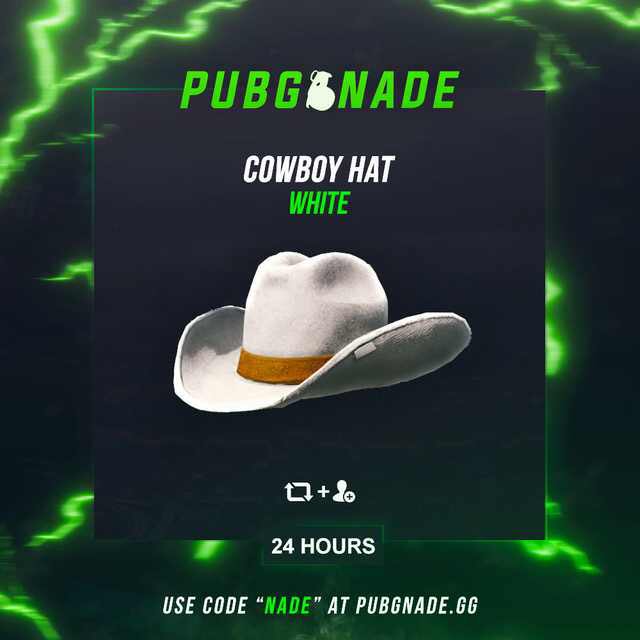 VirlOasis's tweet photo. ★COWBOY HAT GIVEAWAY★

TO ENTER :
✅ FOLLOW @PUBGNADEGG
✅ RETWEET
✅ TAG A FRIEND
✅ TURN NOTIFS ON

#PUBGGiveaway 

1 DAY, GOOD LUCK! https://t.co/dZCHBodEH9