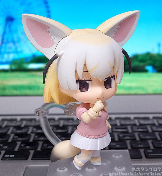 アライさんを見守る優しい表情がかわいい けものフレンズ ねんどろいどフェネックが4月24日より予約開始 電撃ホビーウェブ