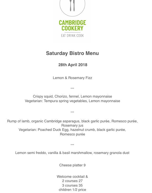 Cambridge Cookery 📞 01223-247620 tweet media