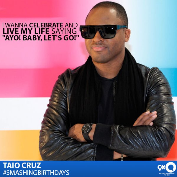 It\s time to light it up like it\s dynamite cause it\s Taio Cruz\ today!
Happy Birthday Taio 