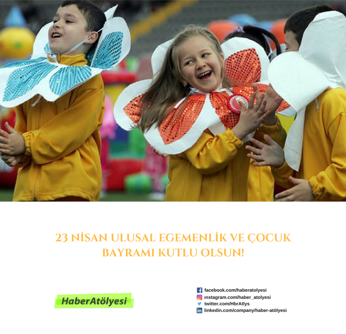 HbrAtlys's tweet photo. 23 Nisan Ulusal Egemenlik ve Çocuk Bayramı Kutlu Olsun #23Nisan https://t.co/ZVVVf2qlgf